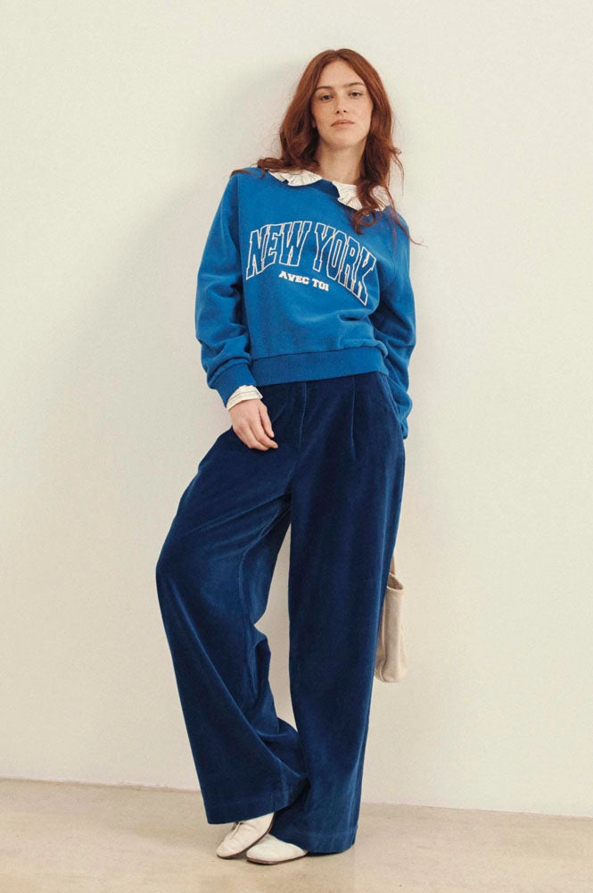 Emile et Ida Caroub Royal Blue Trousers