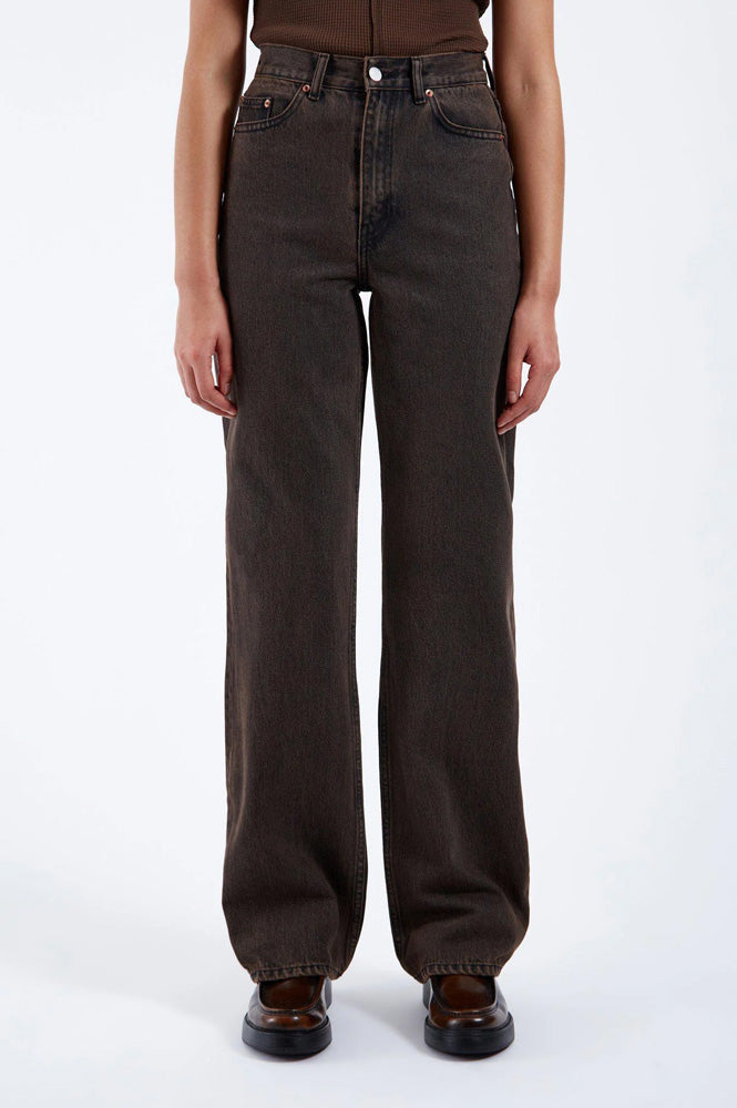Dr Denim Echo Tar Jet Brown Jeans