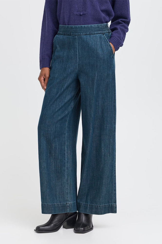 ICHI Aubery Denim Trousers