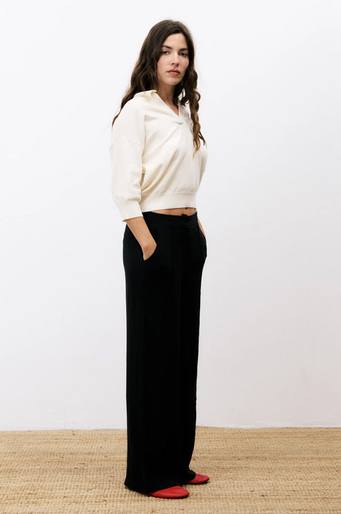 FRNCH Nada Black Trousers