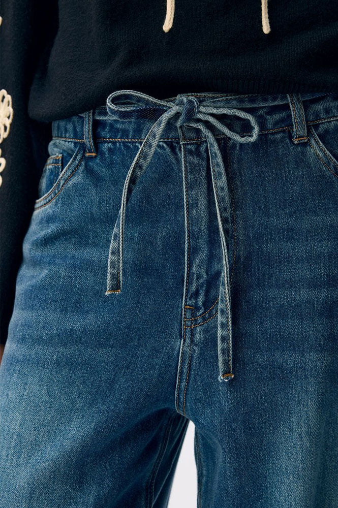 Object Rosie Tie Blue Denim Jeans