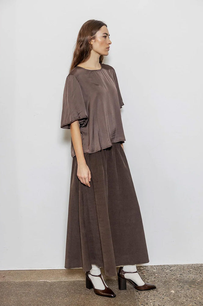 Project AJ117 Hailey Coffee Skirt