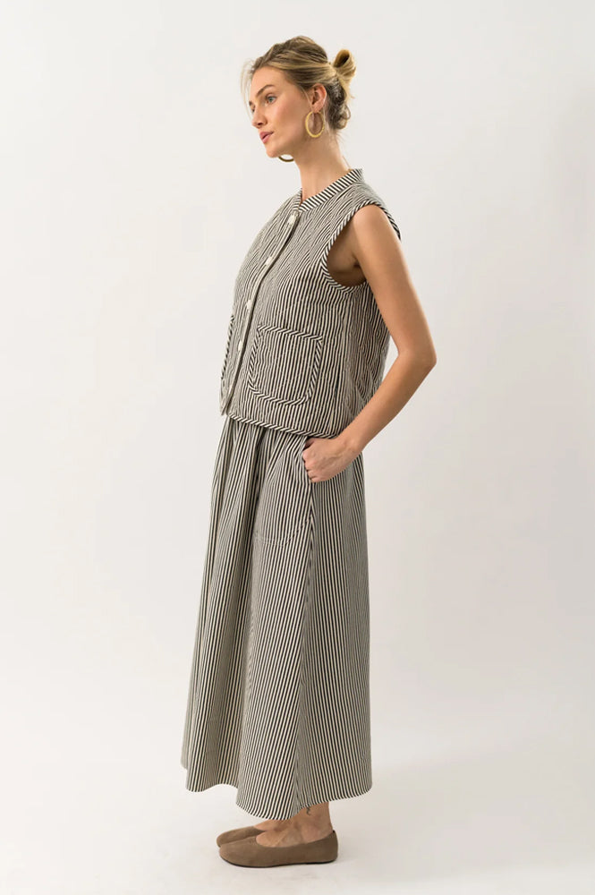 Lolly's Laundry Akane Striped Maxi Skirt