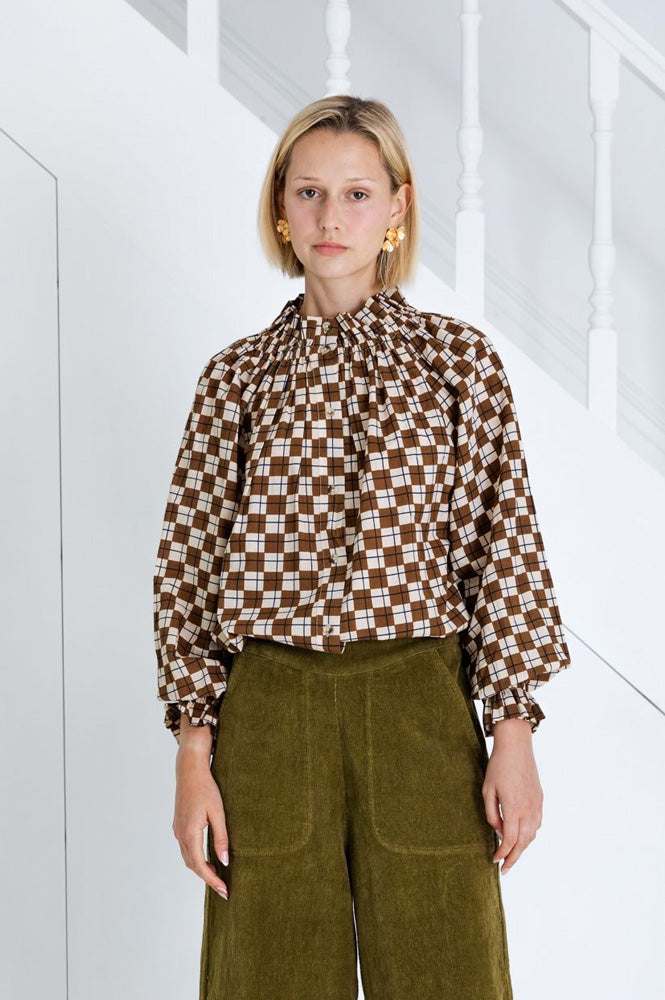 Bonté Arlo Olive Check Shirt