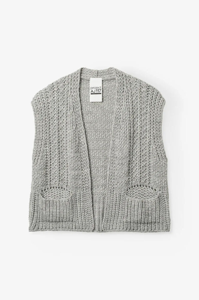 Project Aj117 Susie Grey Knit Vest