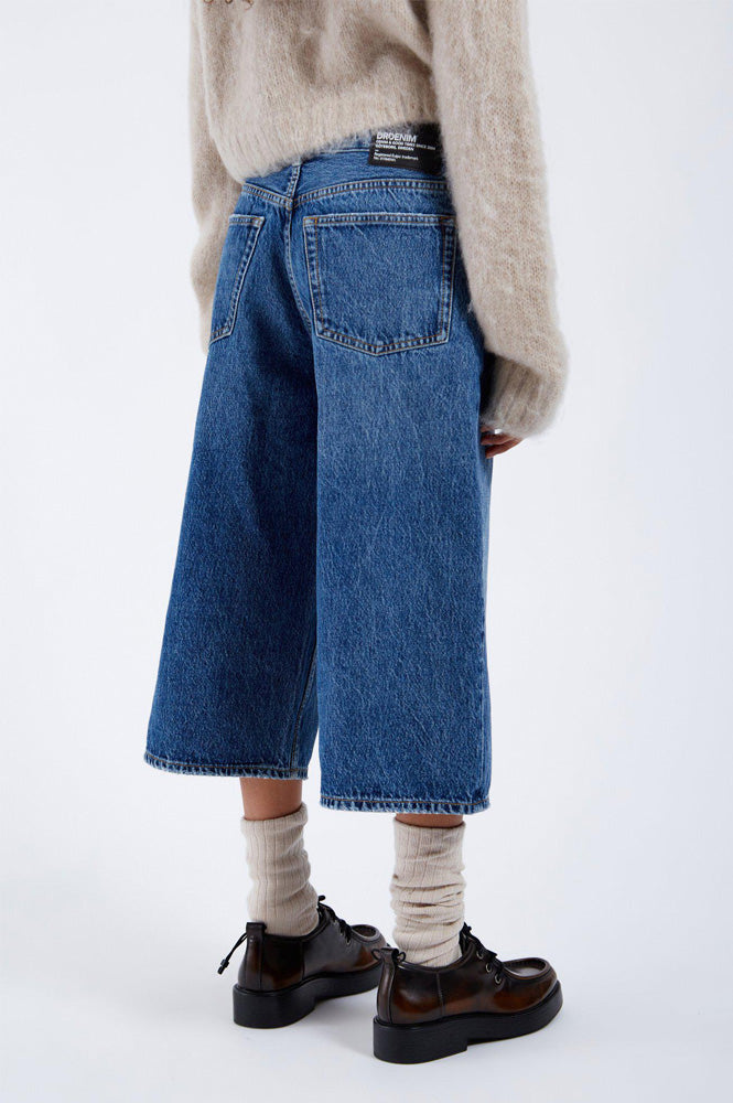 Dr Denim Dace Stream Mid Used Capri Jeans