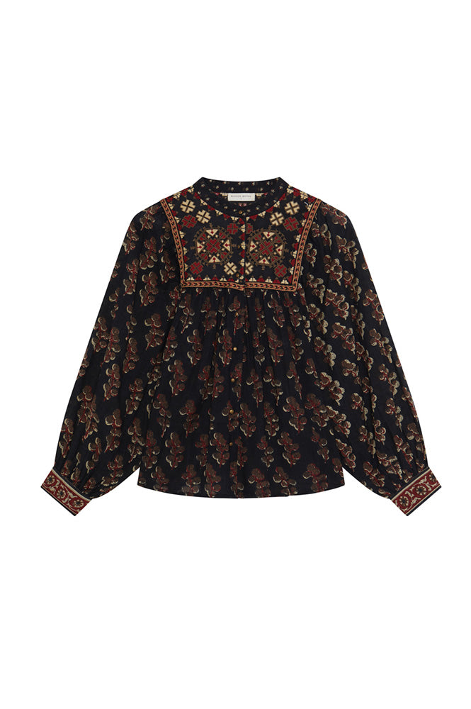 Maison Hotel Scarlet Black Coffee Blouse