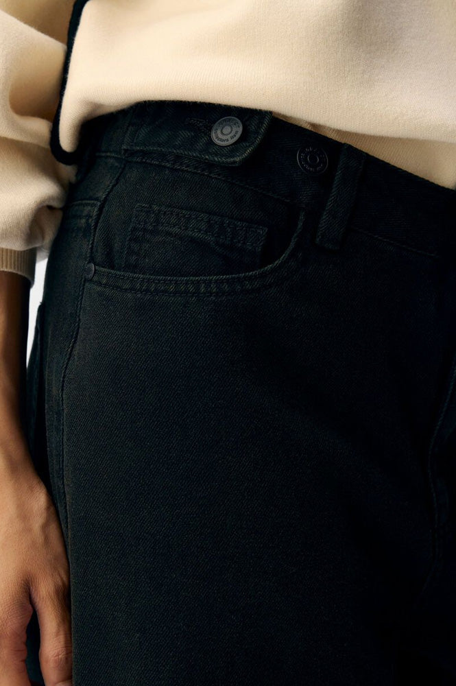 Object Moji Kamata Dark Brown Wash Jeans