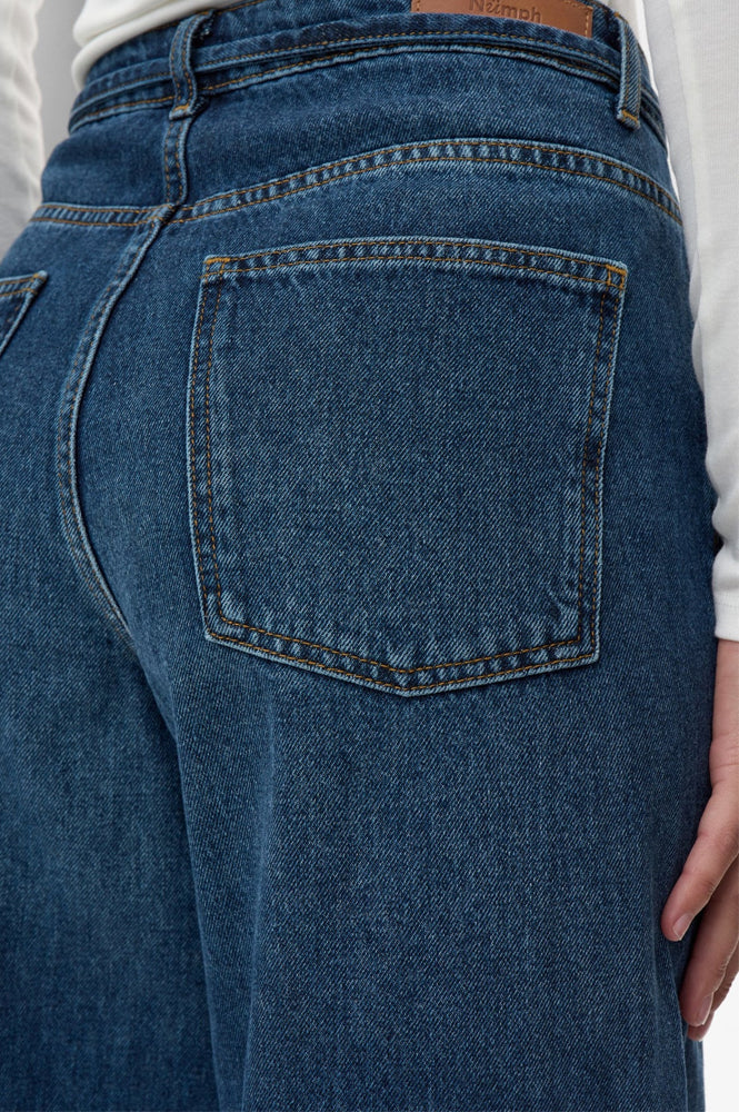 Numph Brooklyn Dark Blue Denim Jeans
