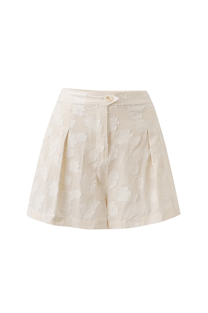 FRNCH Novalie Cream Shorts