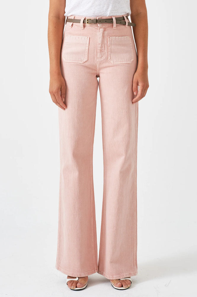 Seventy + Mochi Mabel Patch Pocket Peony Jeans