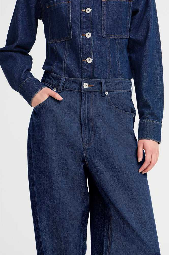 ICHI Berisel Barrel Leg Jeans