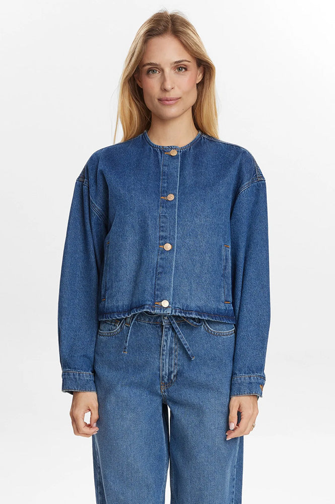 Numph Cuba Classic Blue Denim Jacket