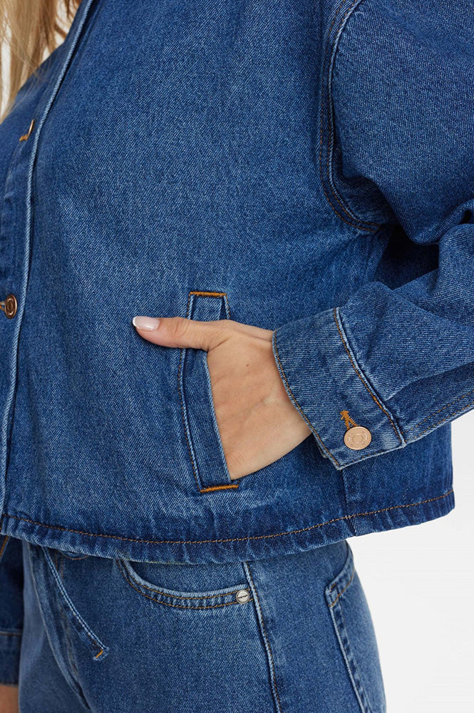 Numph Cuba Classic Blue Denim Jacket