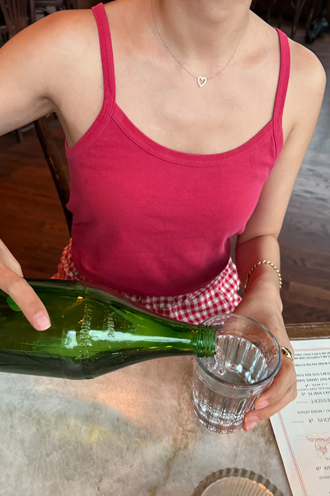 Le Bon Shoppe Dana Red Pepper Cami