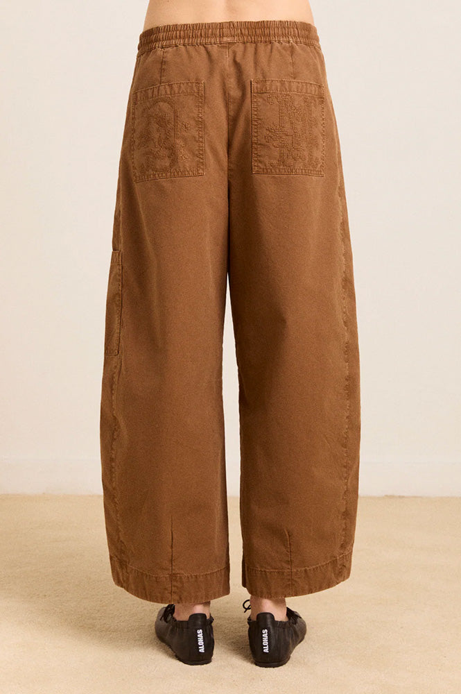 Damson Madder Felix Caramel Trouser