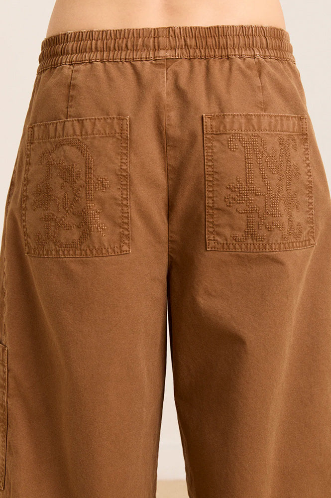 Damson Madder Felix Caramel Trouser