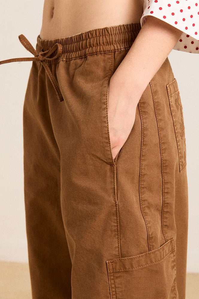 Damson Madder Felix Caramel Trouser