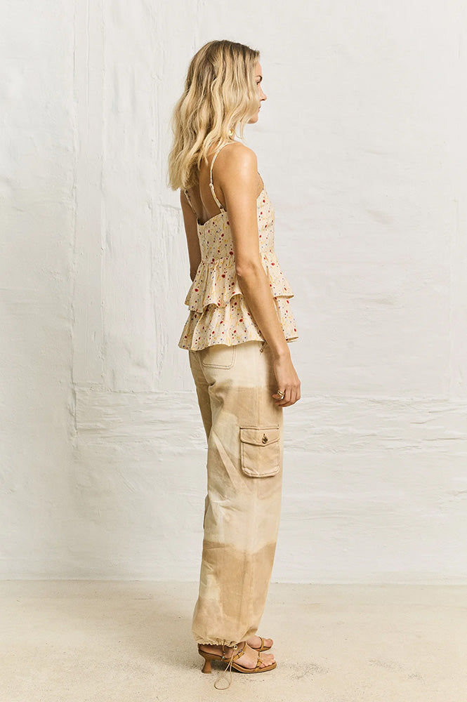 Helmstedt Ellie Cornflower Tiered Top