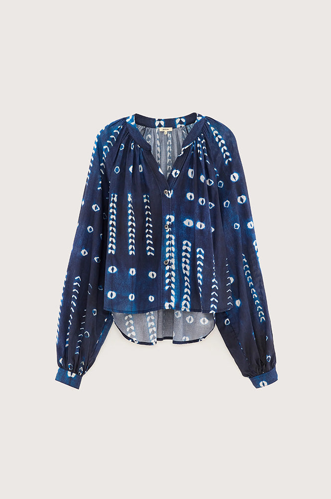 Bellerose Tonka Combo A Indigo Blouse