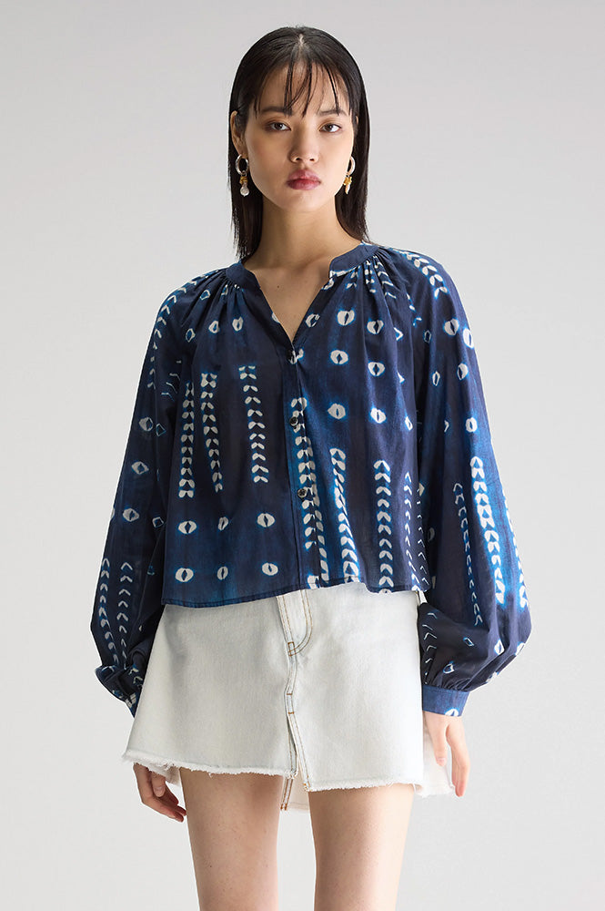 Bellerose Tonka Combo A Indigo Blouse