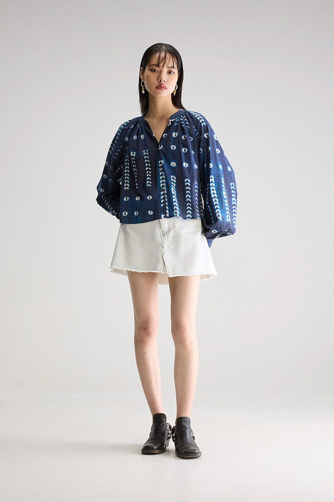 Bellerose Tonka Combo A Indigo Blouse