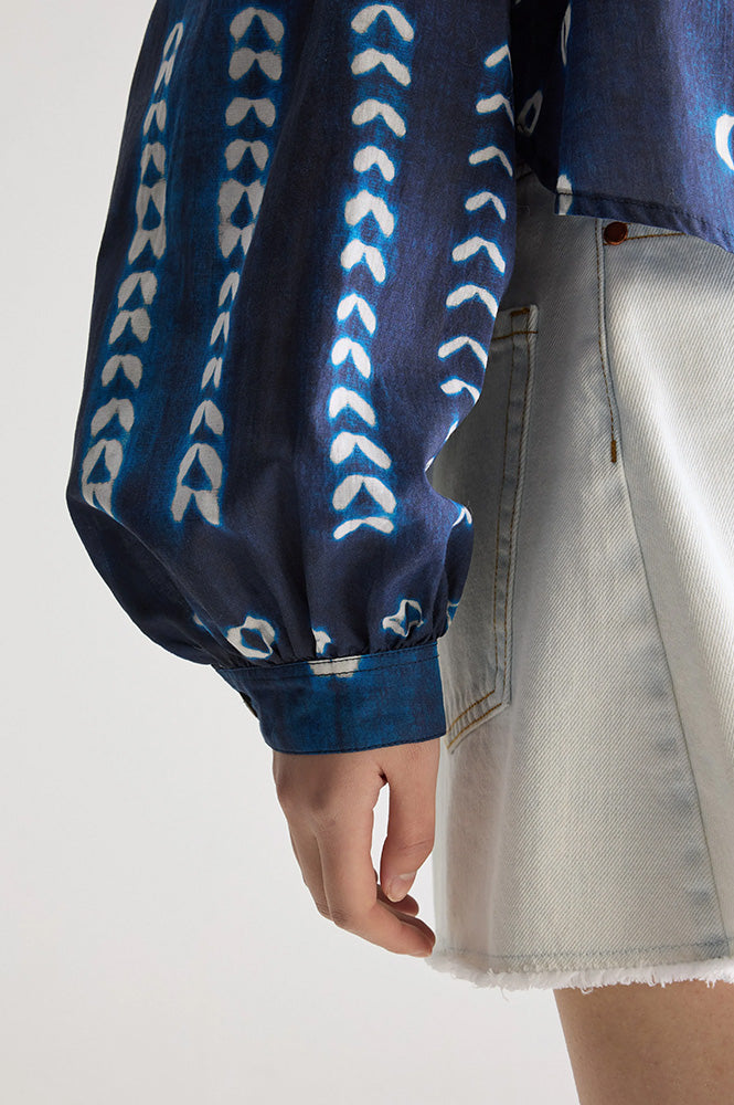 Bellerose Tonka Combo A Indigo Blouse