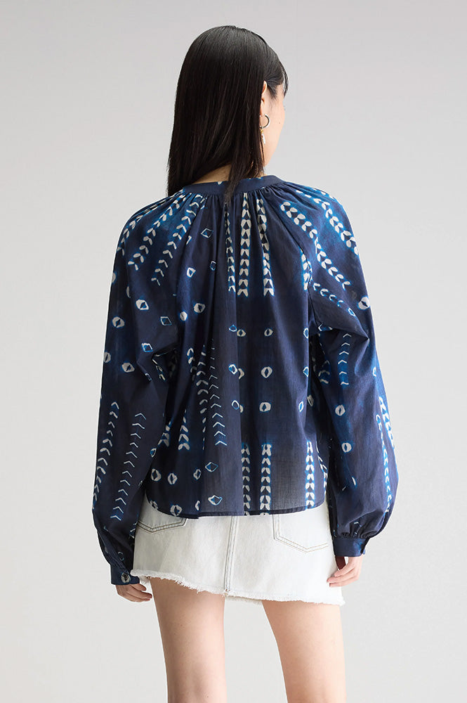 Bellerose Tonka Combo A Indigo Blouse