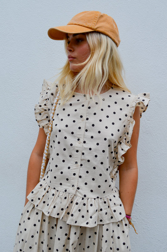 Object Hama Cilie Polka Dot Blouse