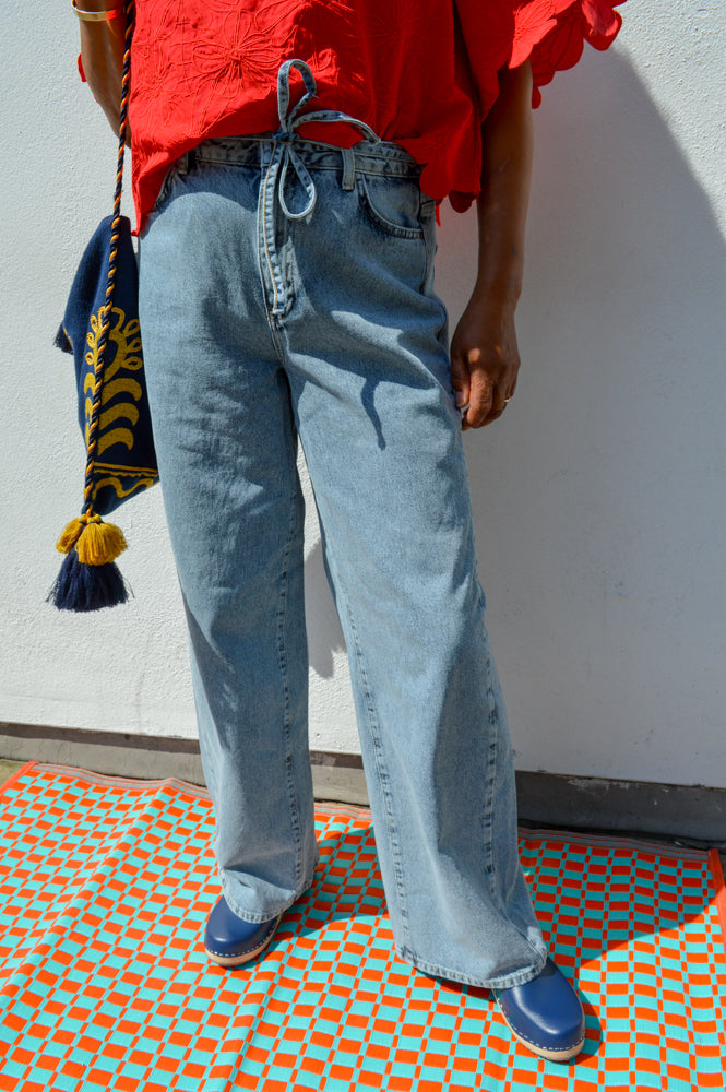 Numph Brooklyn Light Blue Bleach Jeans