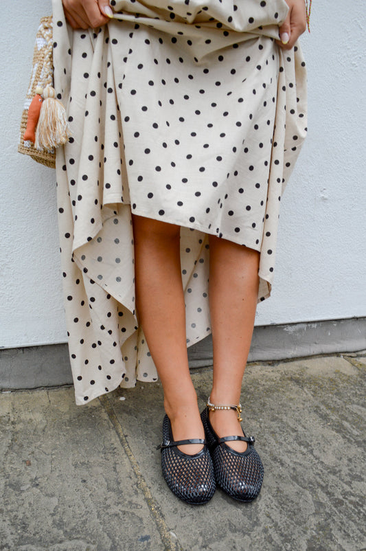 Object Hama Paige Polka Dot Skirt
