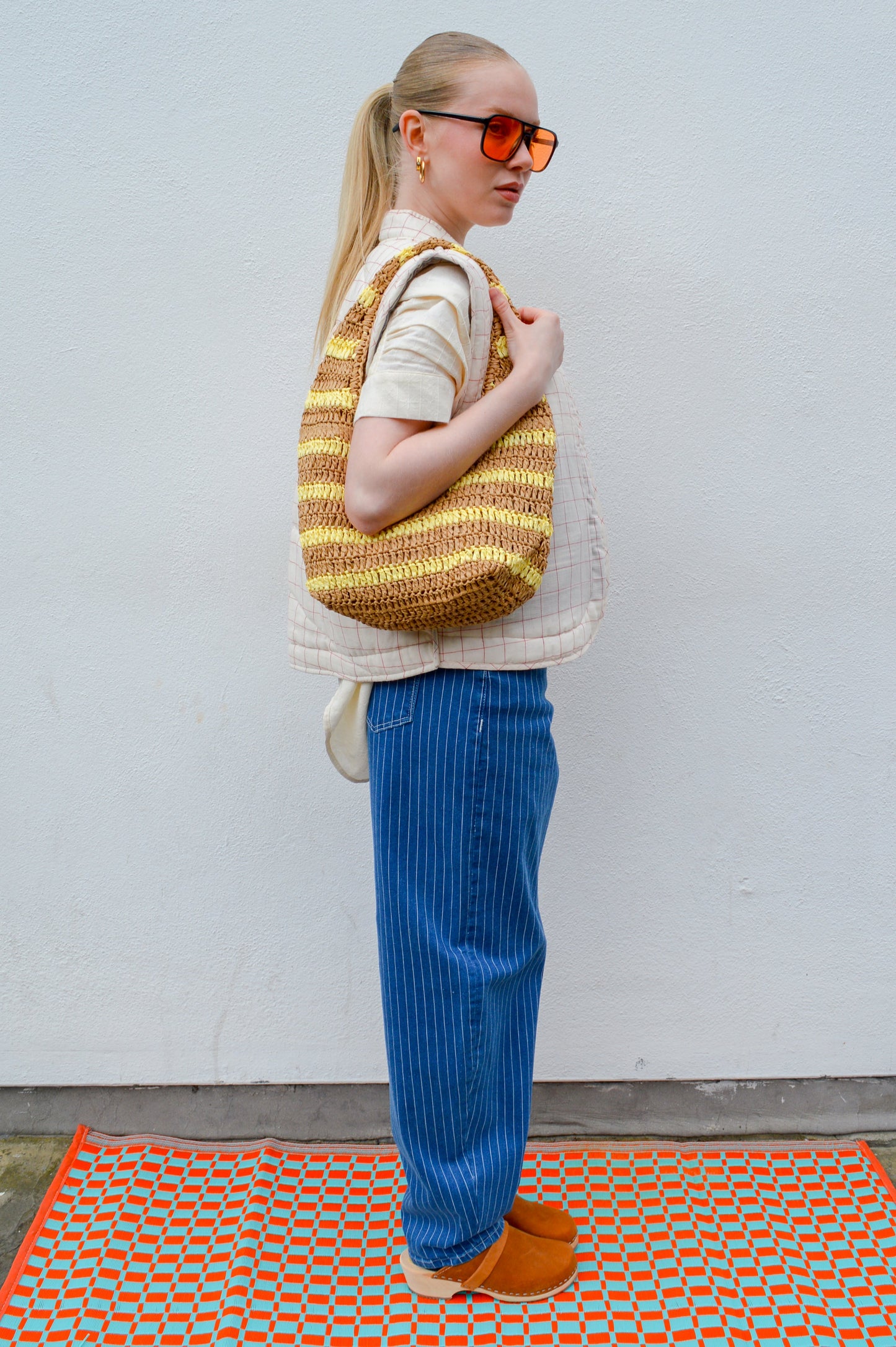 ICHI Cilk Pinstripe Denim Jeans