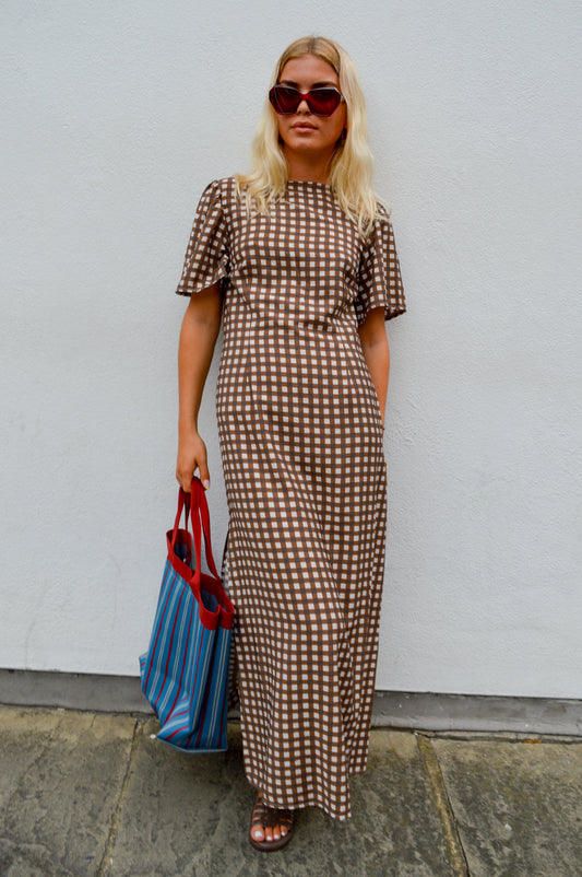 Baum Und Pferdgarten Adelene Hot Fudge Check Dress