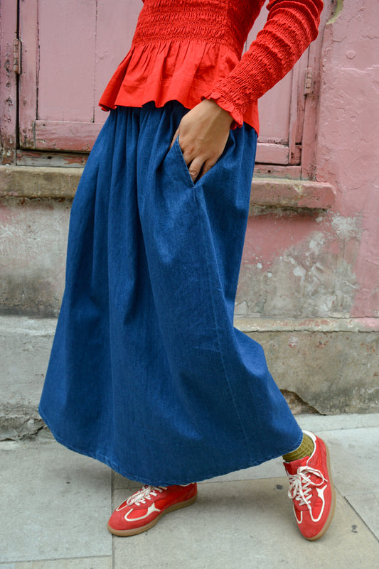 Frau Helsinki Denim Skirt