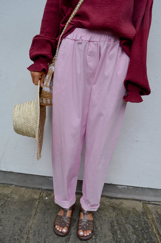 Marta Raffaella Baby Pink Trousers