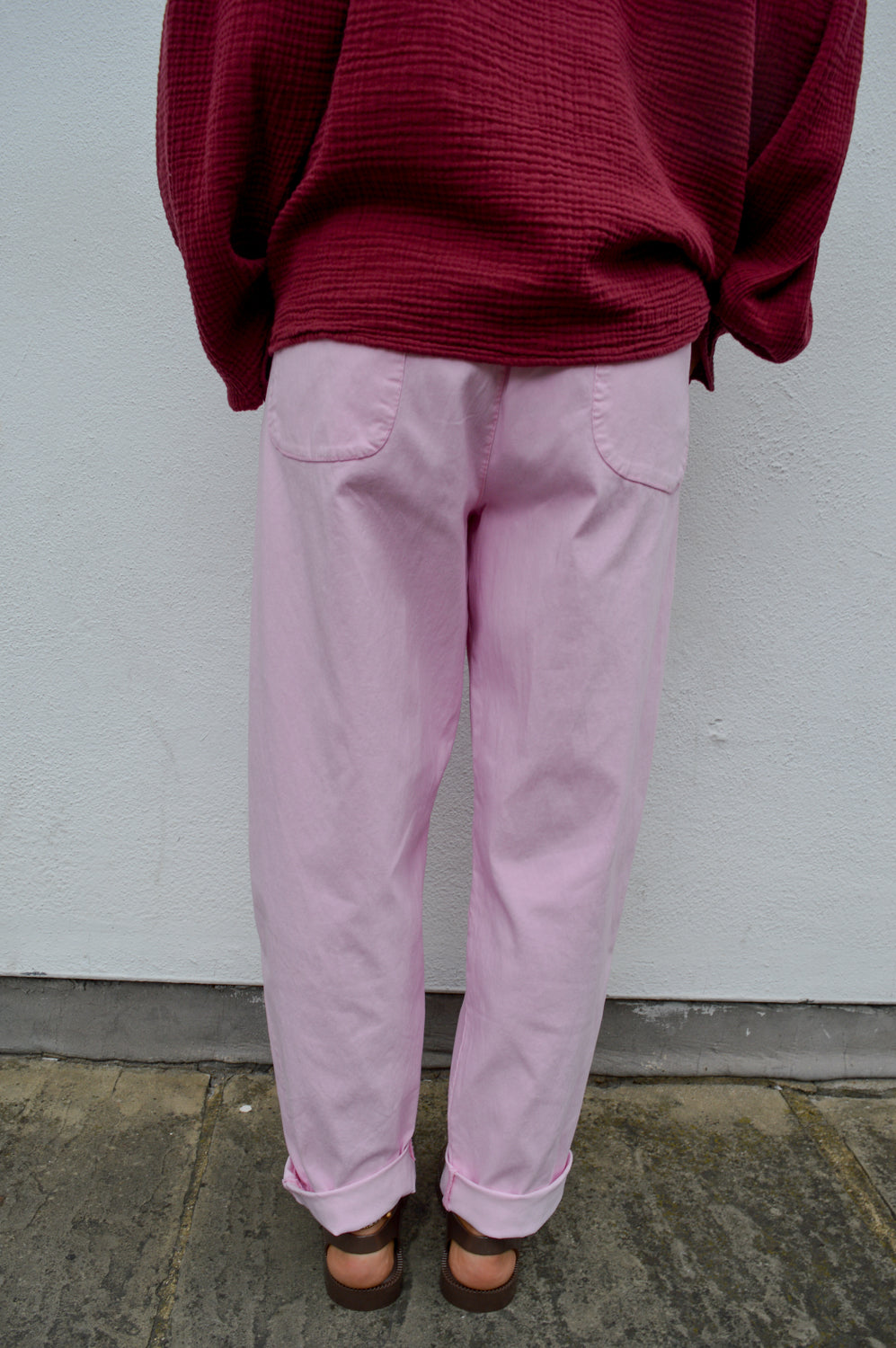 Marta Raffaella Baby Pink Trousers