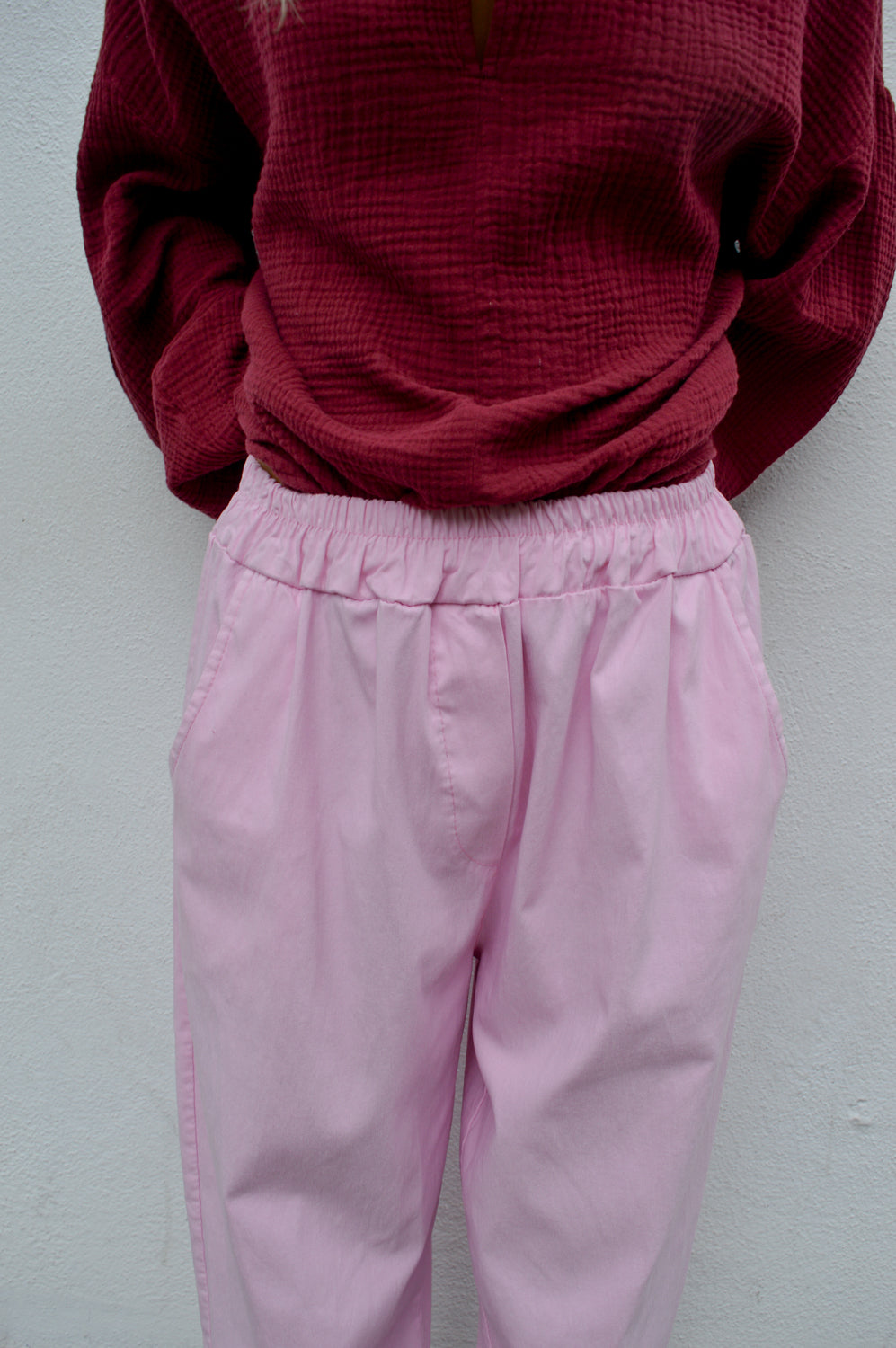 Marta Raffaella Baby Pink Trousers
