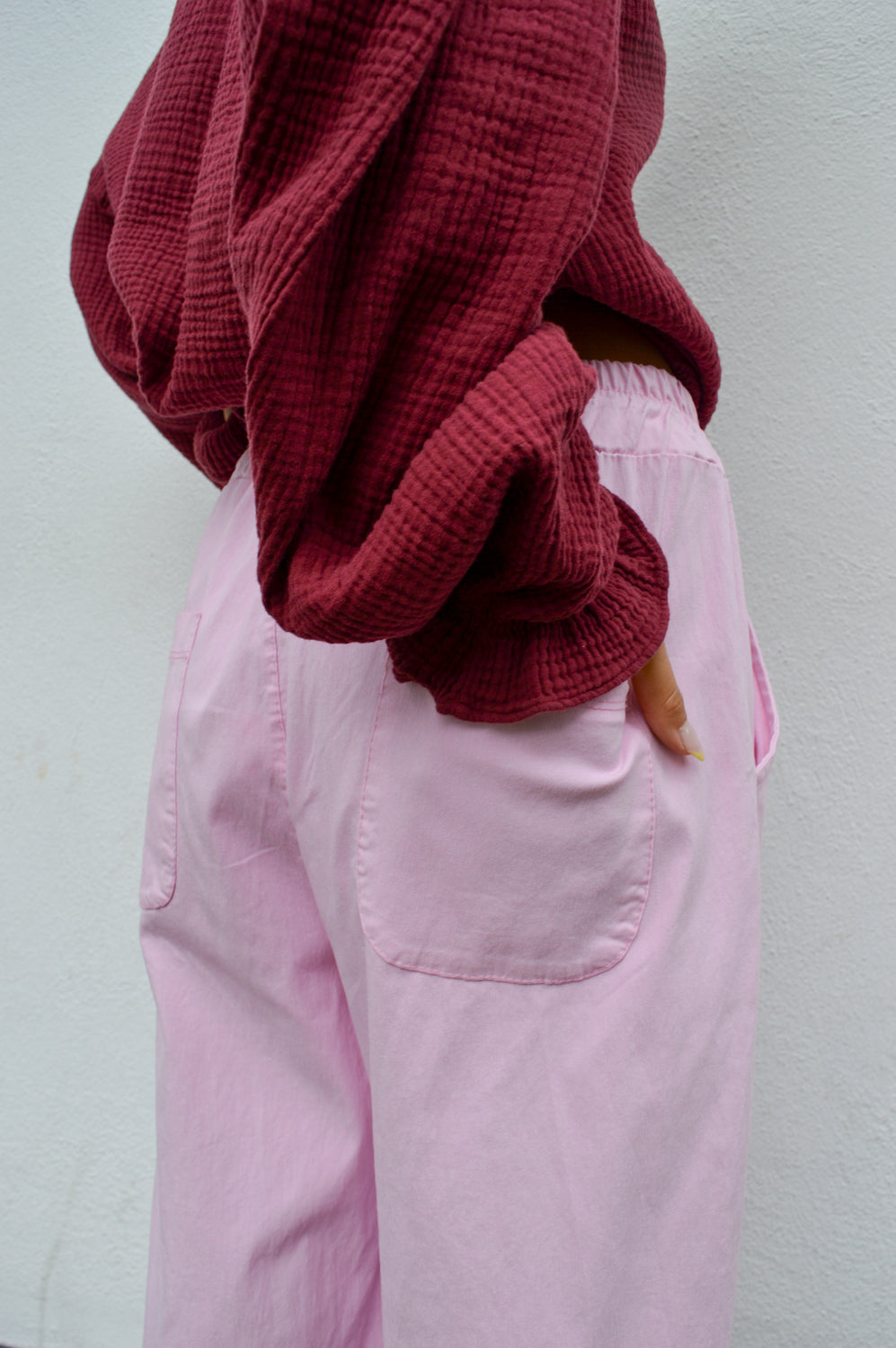 Marta Raffaella Baby Pink Trousers