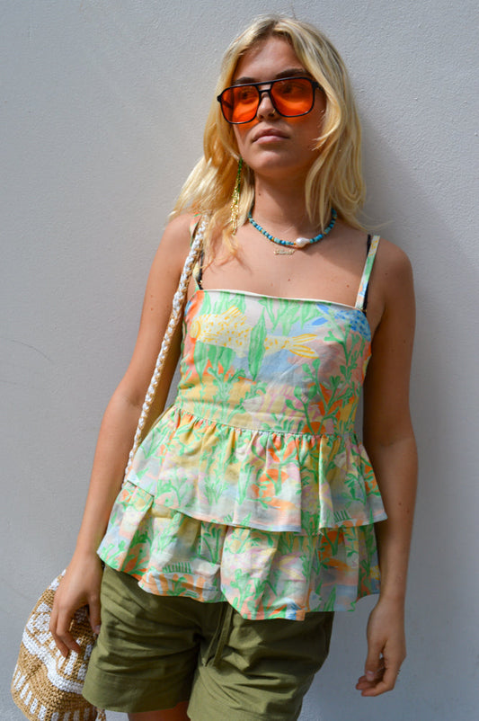 Helmstedt Ellie Under The Sea Tiered Top
