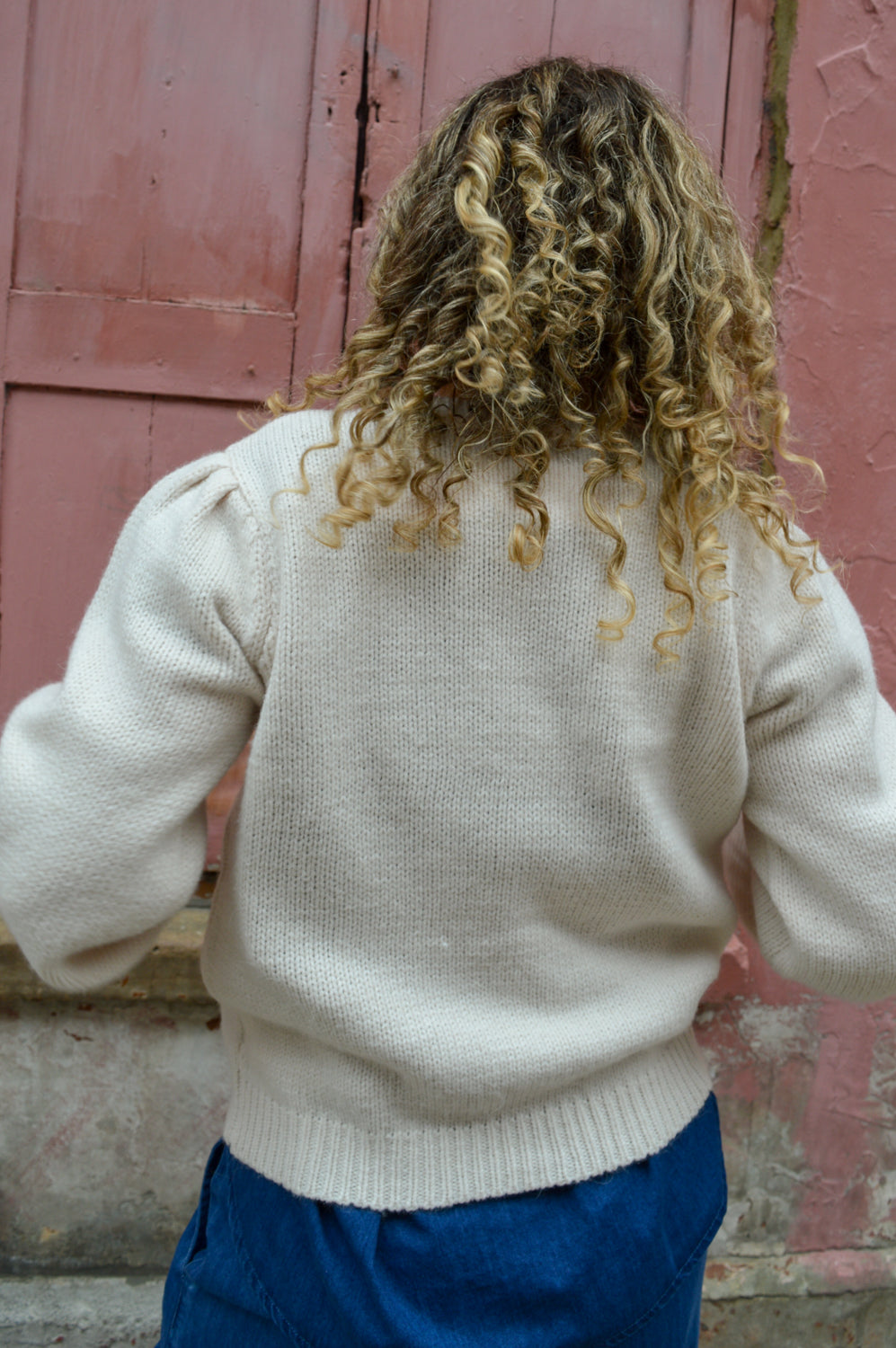 Louise Misha Emine Cream Jumper