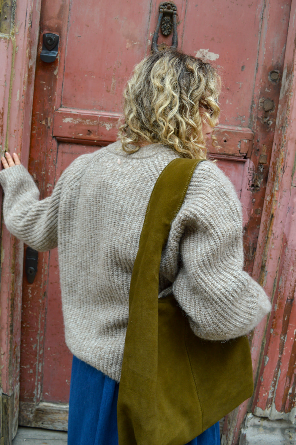 Numph Zindi Fossil Melange Pullover