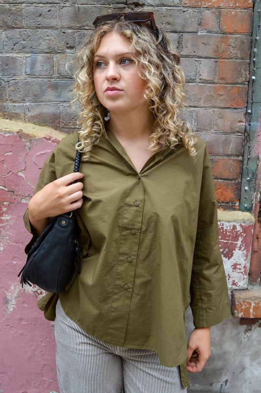 Frau Seoul Military Olive Shirt