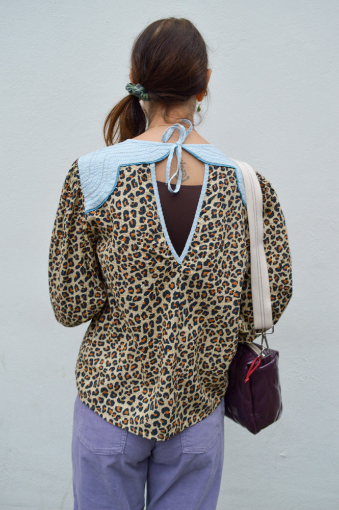 Stella Nova Leopard Print Blouse