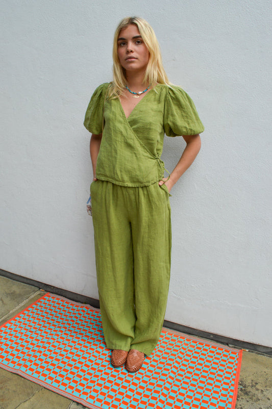 The New Society Hera Olive Trousers