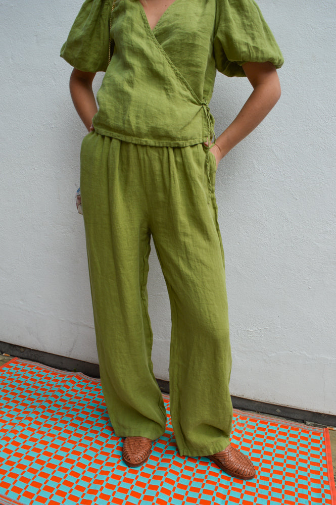 The New Society Hera Olive Trousers