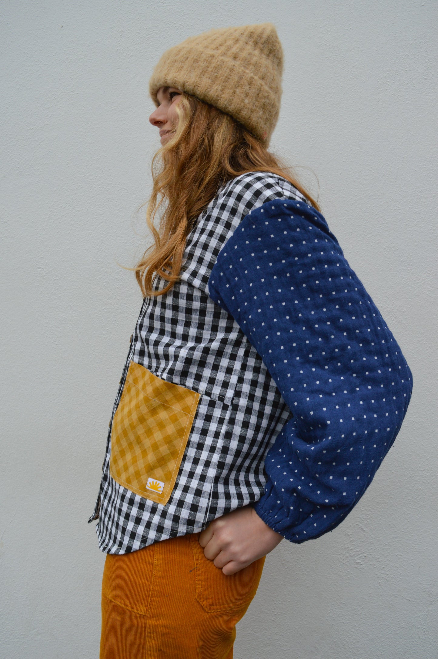 L.F. Markey Gale Patchwork Check Shirt