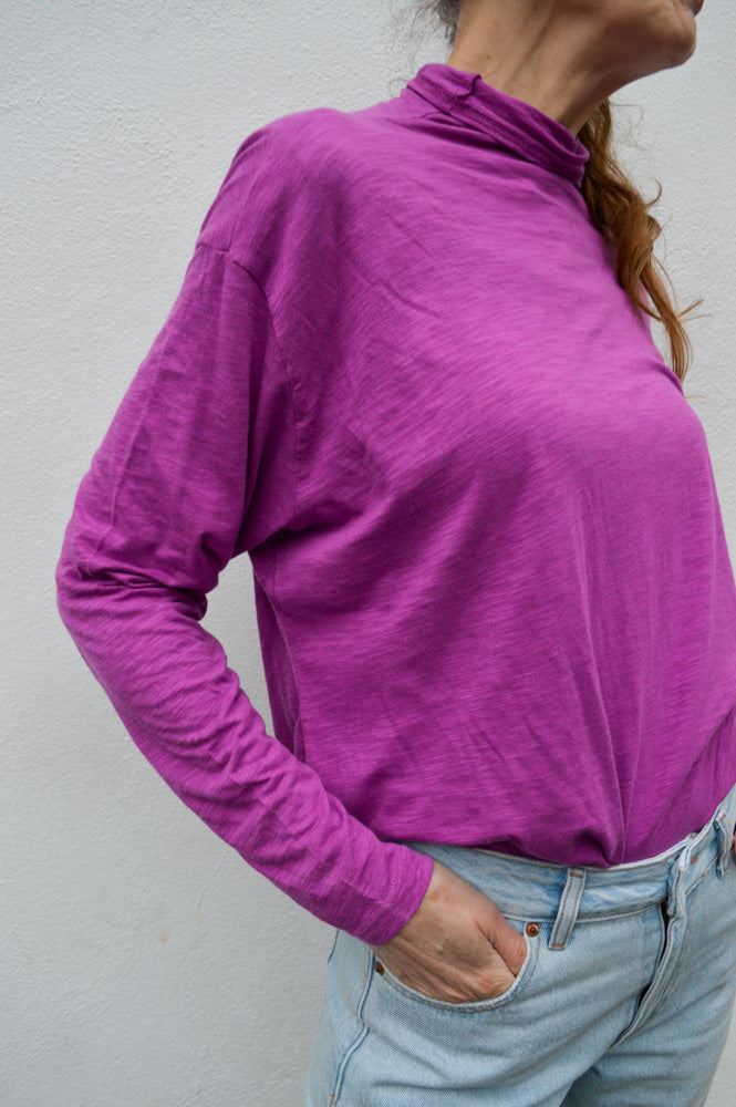 American Vintage Jacksonville Geranium Vintage Long-sleeve T-Shirt