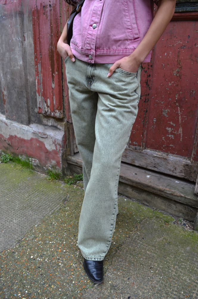 Dr Denim Hill Jet Yellow Jeans