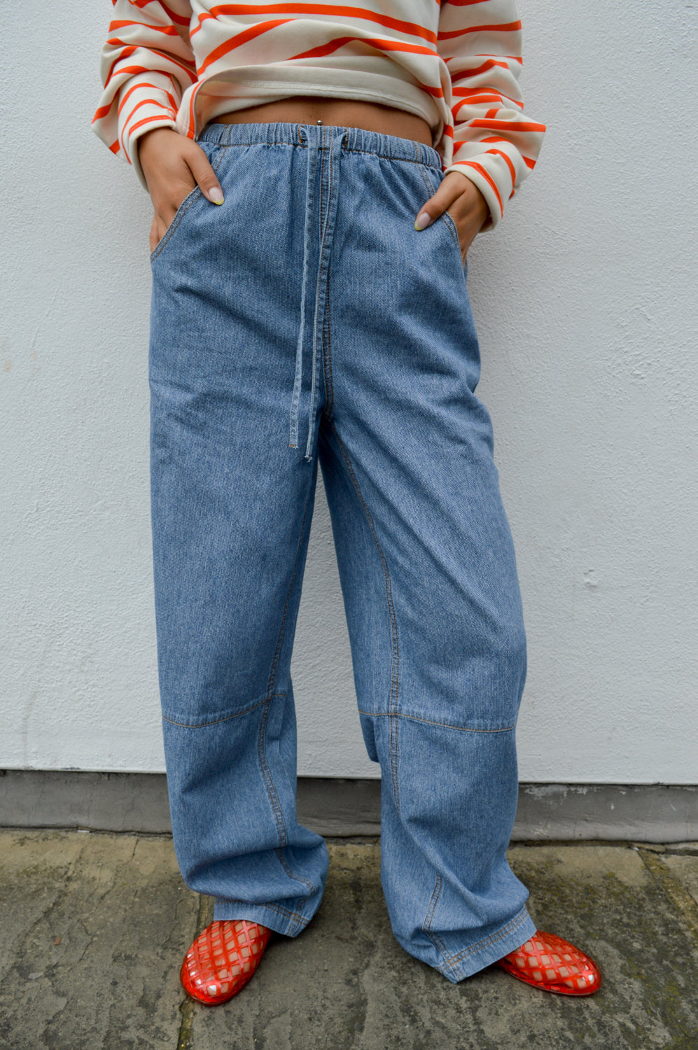 Object Raly Light Blue Denim Pants