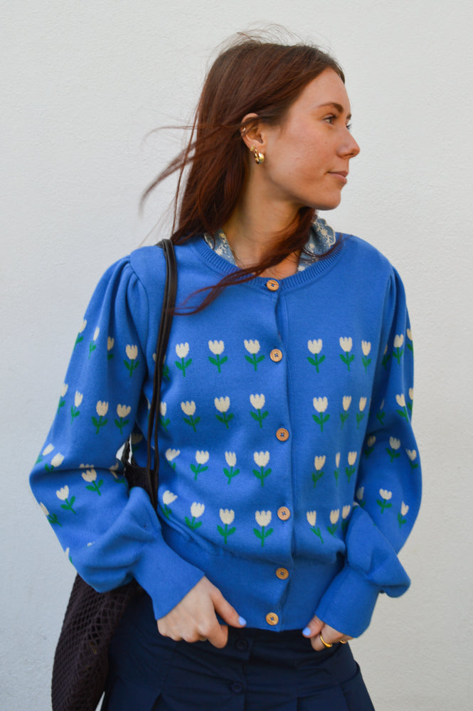 Emile et Ida Blair Lagoon Cardigan
